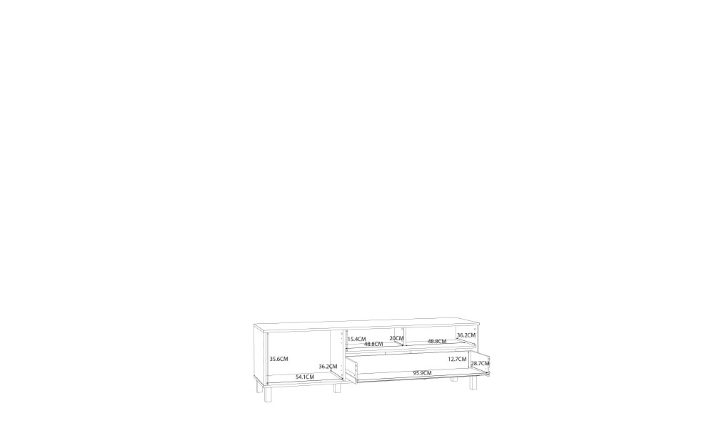 KELLY - Meuble TV-Hifi 