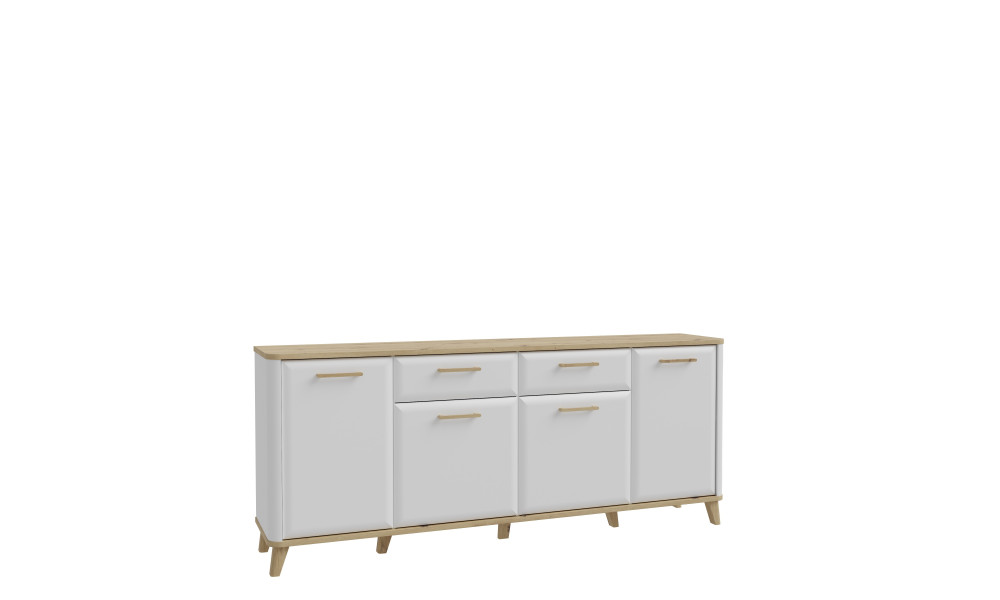 HANDY - Bahut 4 portes 2 tiroirs 