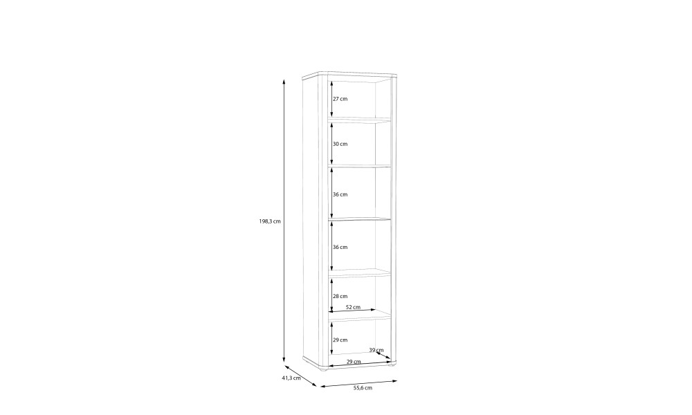 HANDY - Vitrine 1 porte 