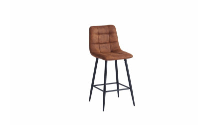 WASHINGTON - Tabouret de bar marron vintage 