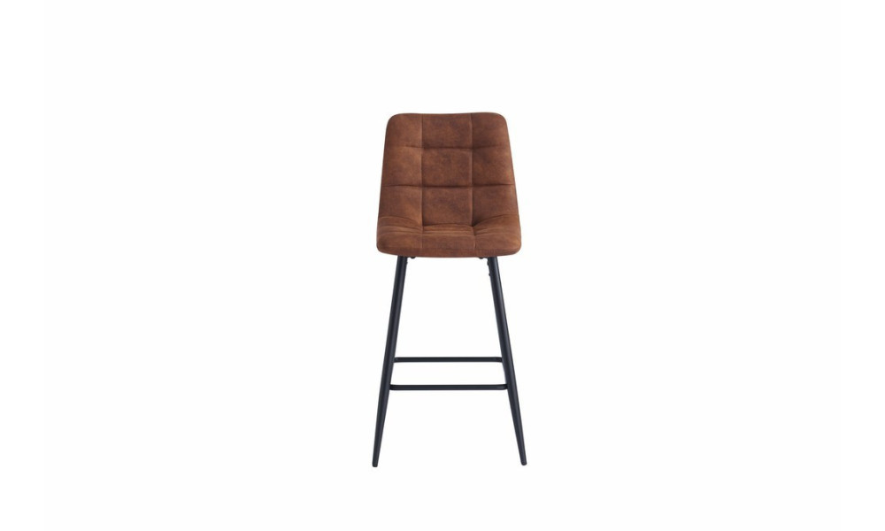 WASHINGTON - Tabouret de bar marron vintage 