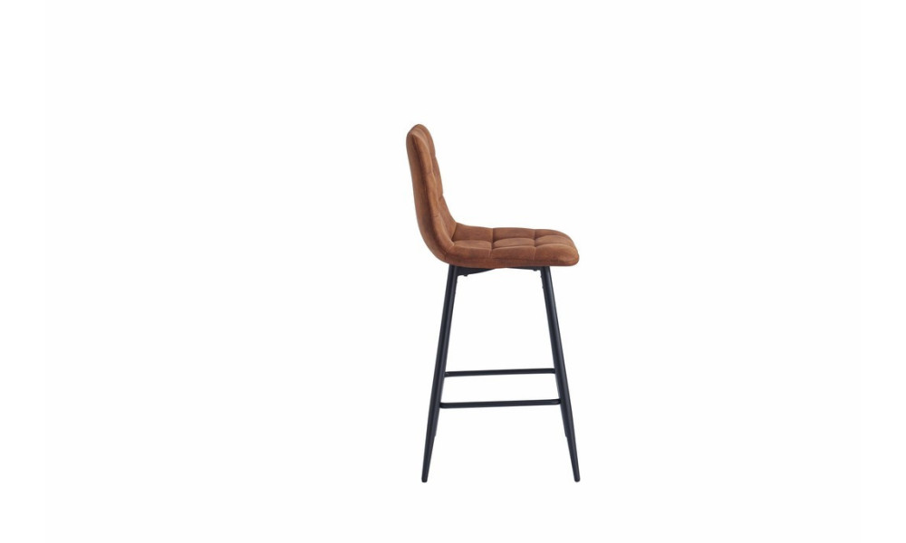 WASHINGTON - Tabouret de bar marron vintage 