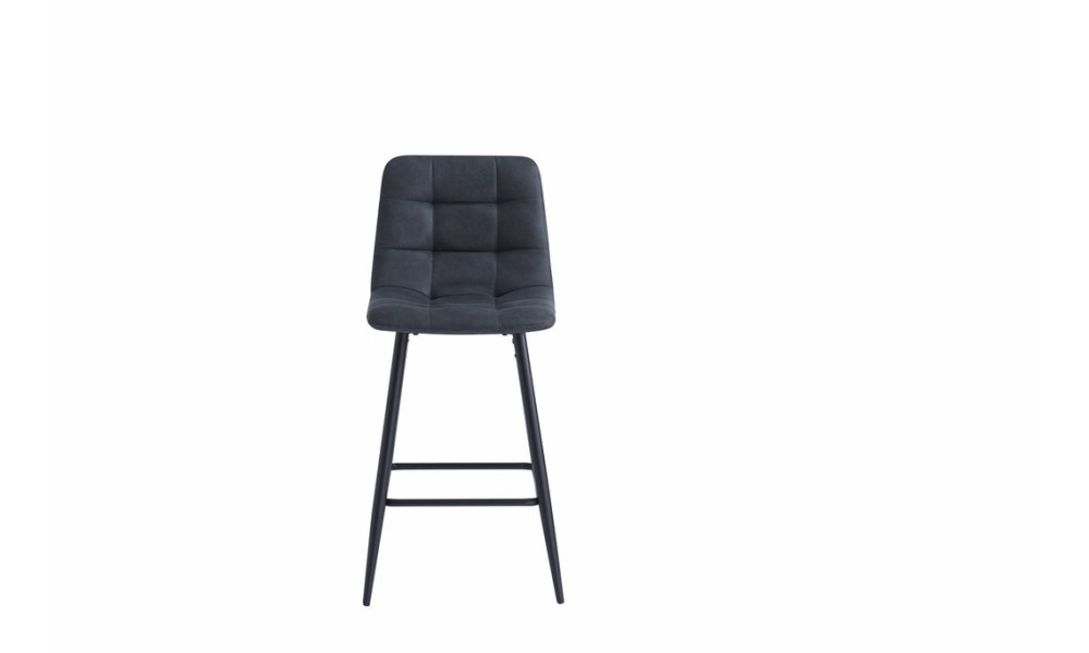 WASHINGTON - Tabouret de bar gris foncé vintage 