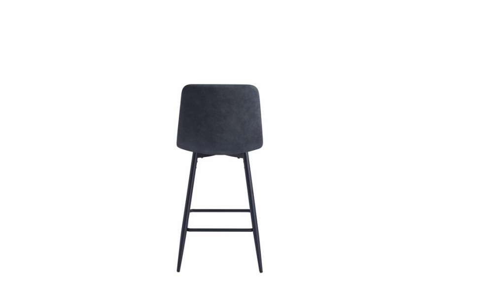 WASHINGTON - Tabouret de bar gris foncé vintage 