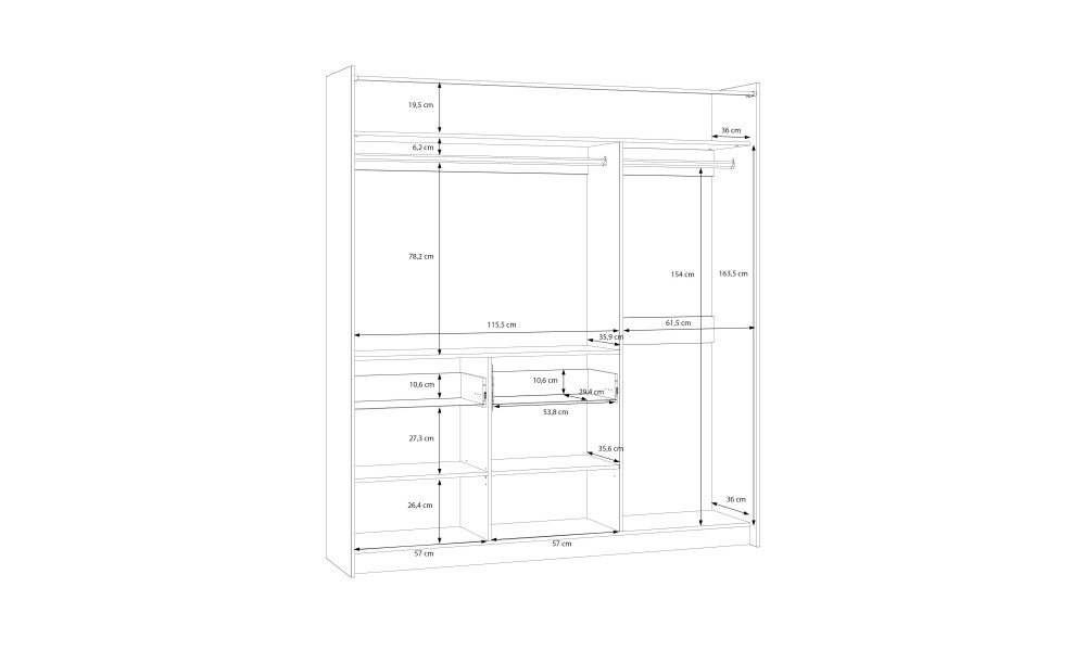 LYV - Kit placard + Rideau 