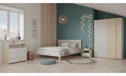 HEVA - Lit pour couchage 140x190/200 