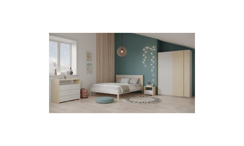 HEVA - Lit pour couchage 140x190/200 