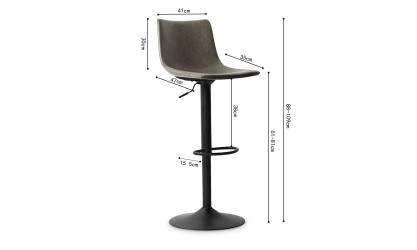 ELLERY - Tabouret de bar 