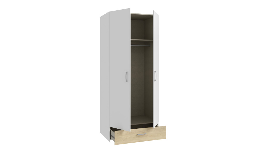 ECONOBOX - Armoire 2 portes 1 tiroir 