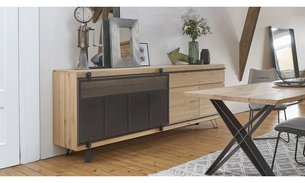 FUSION - Enfilade 2 portes battantes, 1 tiroir 225  