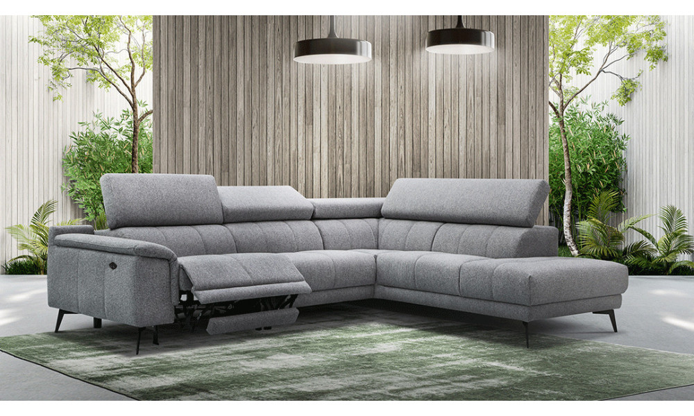 ENON - Canapé angle méridienne 1 relax  