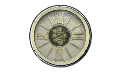 Horloge à engrenages avec verre  