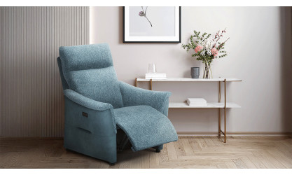 UTO - Fauteuil relaxation 2 moteurs, pivotant 