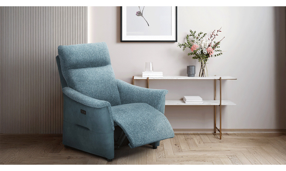 UTO - Fauteuil relaxation 2 moteurs, pivotant 