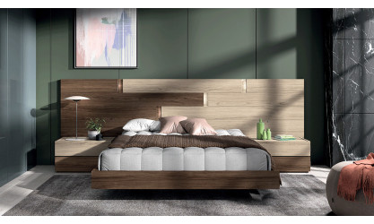 COSMO - Lit pour couchage 140x190, 2 chevets  