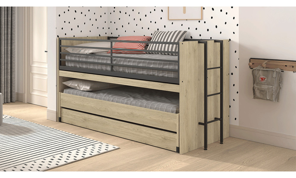 SAM - Lits compact couchage 90x200  