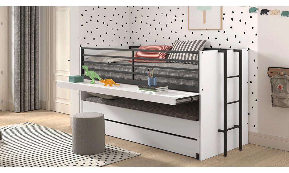 SAM - Lits compact couchage 90x200  