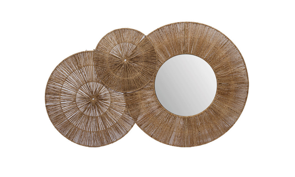 Miroir jute  
