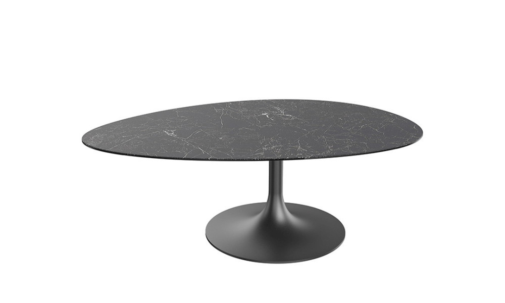 ALISSE  - Table basse waterglass forme irrégulière 