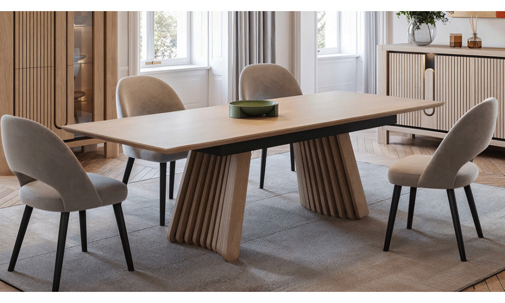 CAP - Table 180cm avec 1 allonge de 80 