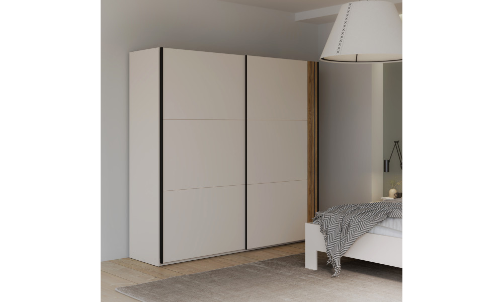 WAVE - Armoire 2 portes coulissantes 