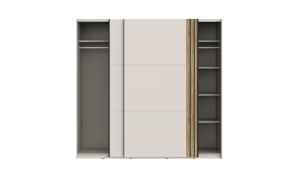 WAVE - Armoire 2 portes coulissantes 