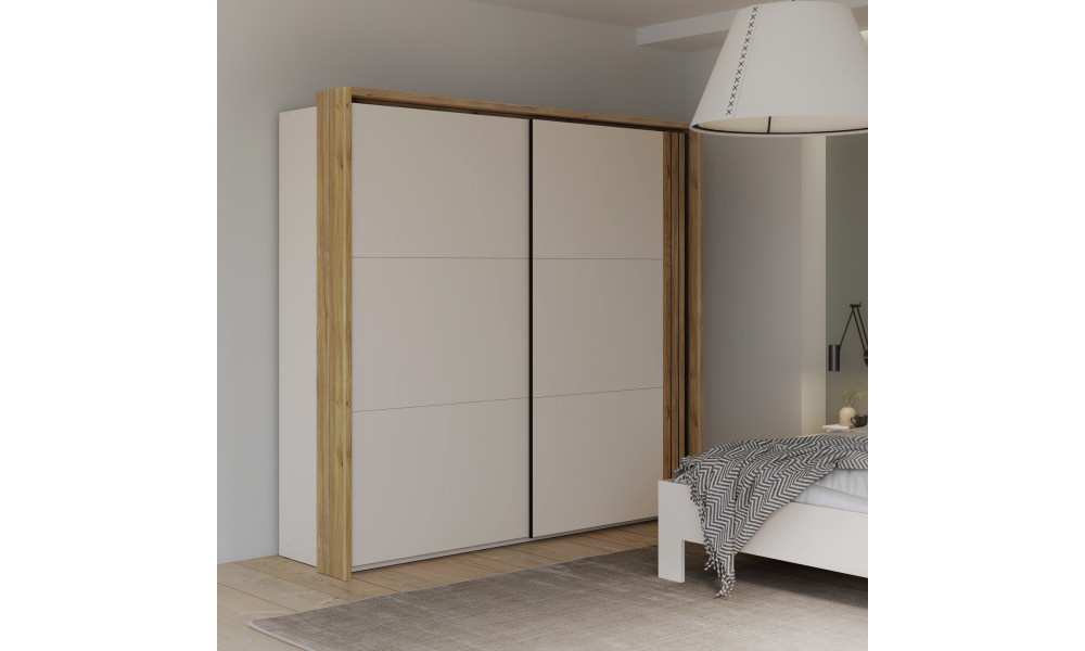 WAVE - Armoire 2 portes coulissantes 
