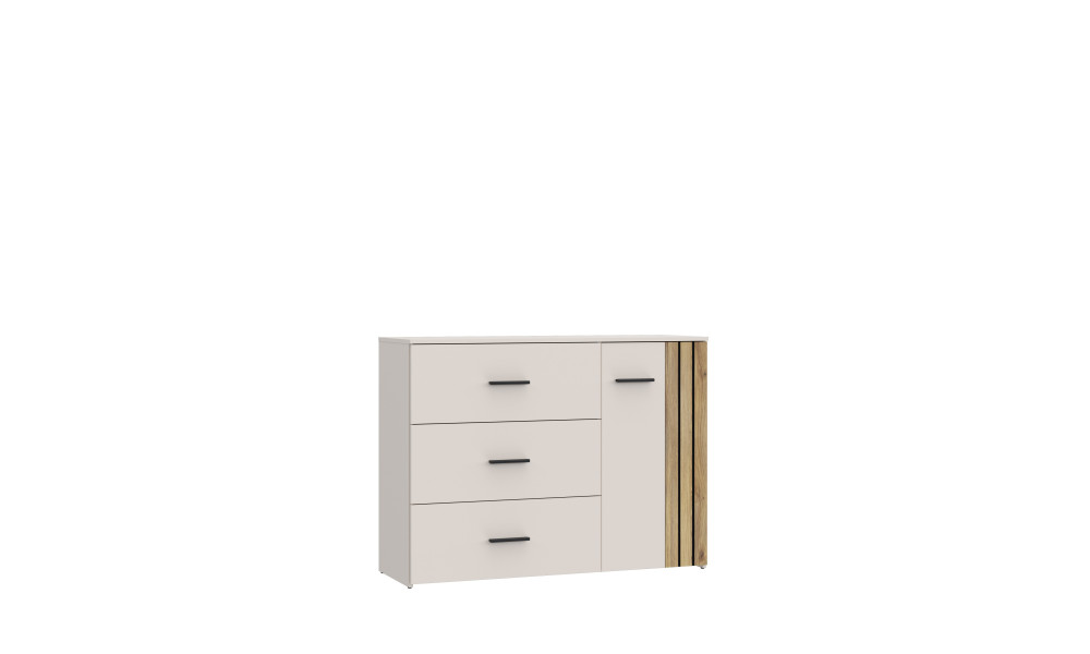 WAVE - Commode 1 porte 3 tiroirs 