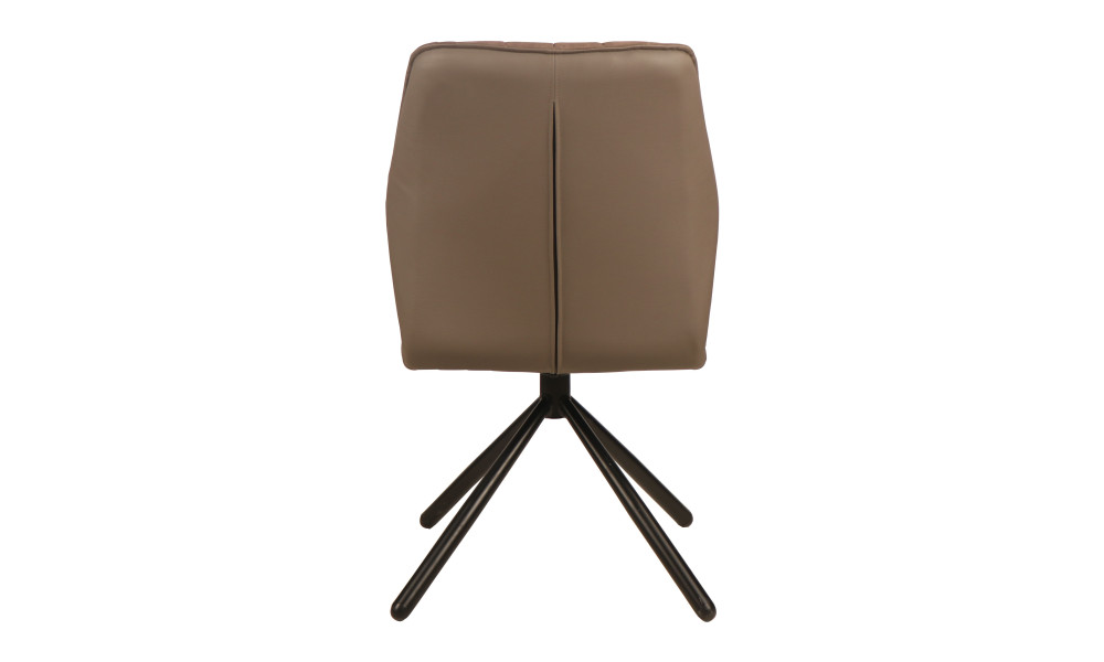 VANCOUVER - Chaise de séjour pivotante couleur taupe 