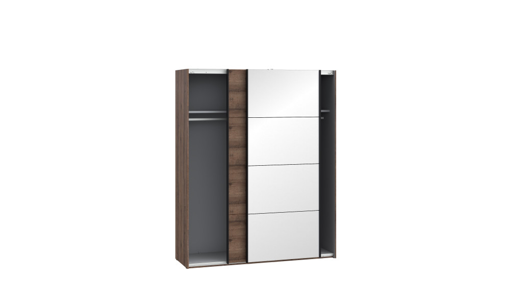 MICHELLE - Armoire 2 portes coulissantes dont 1 miroir 