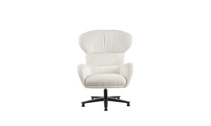 KANO - Fauteuil de complément pivotant couleur crème 
