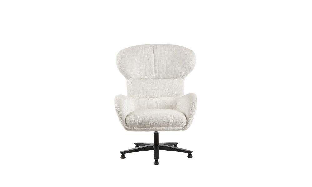 KANO - Fauteuil de complément pivotant couleur crème 