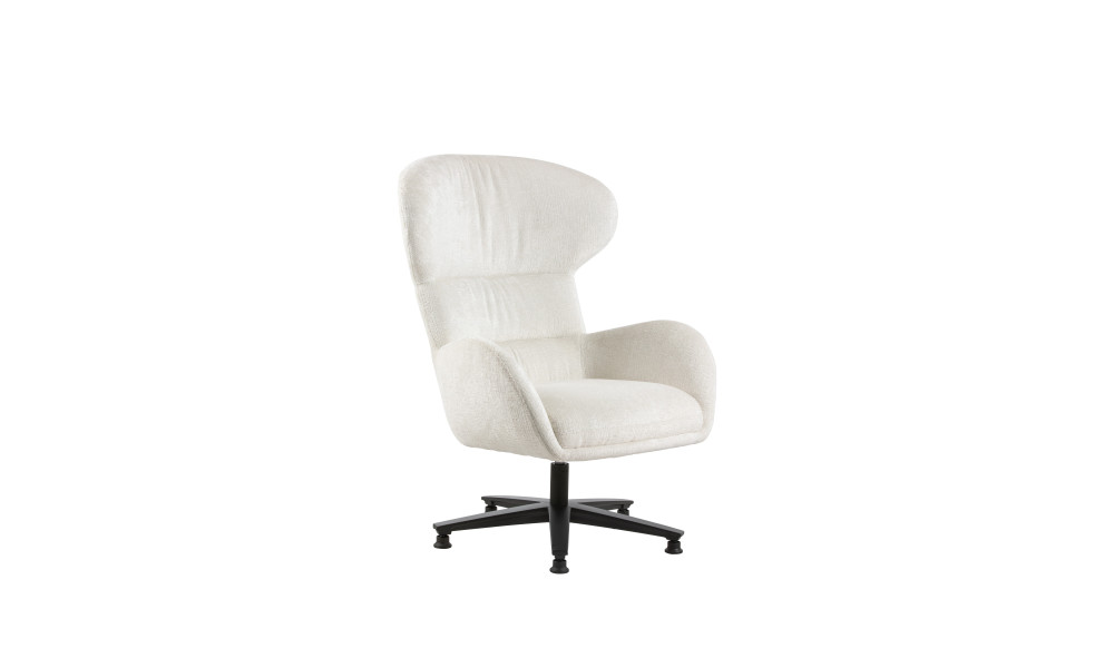 KANO - Fauteuil de complément pivotant couleur crème 
