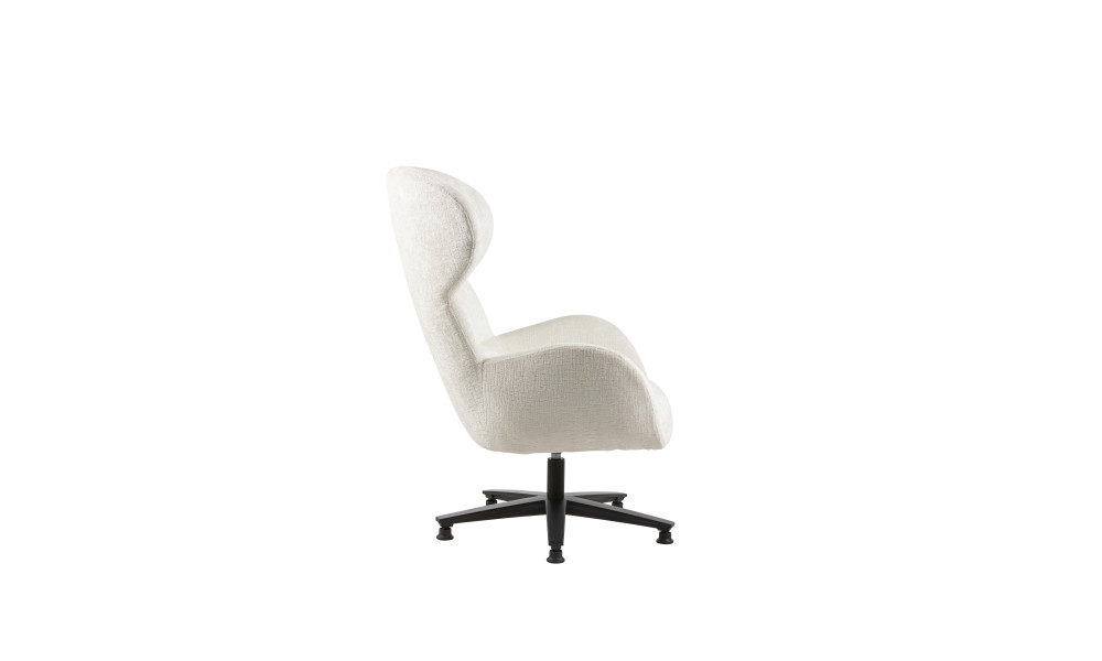 KANO - Fauteuil de complément pivotant couleur crème 