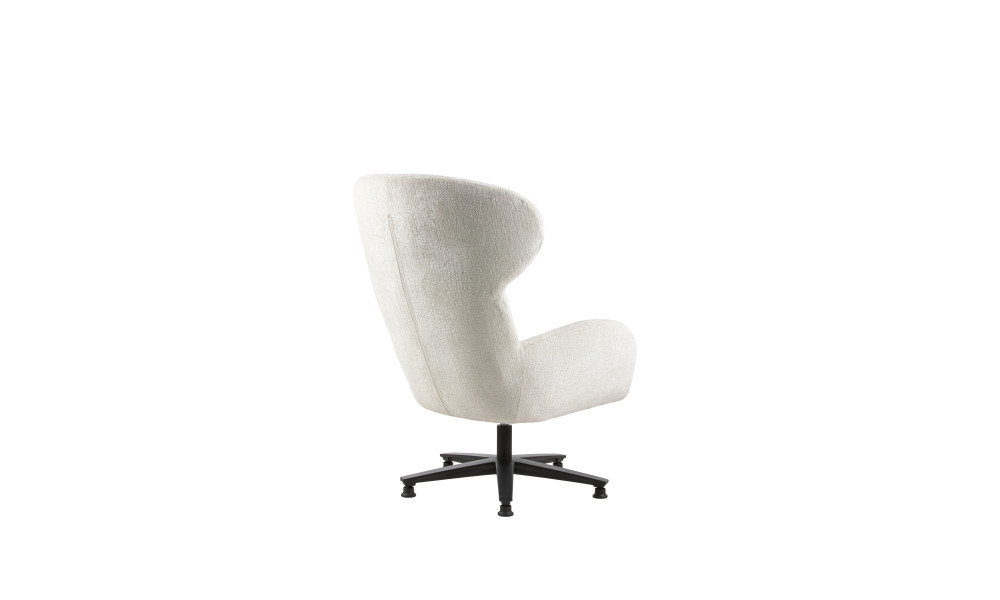 KANO - Fauteuil de complément pivotant couleur crème 