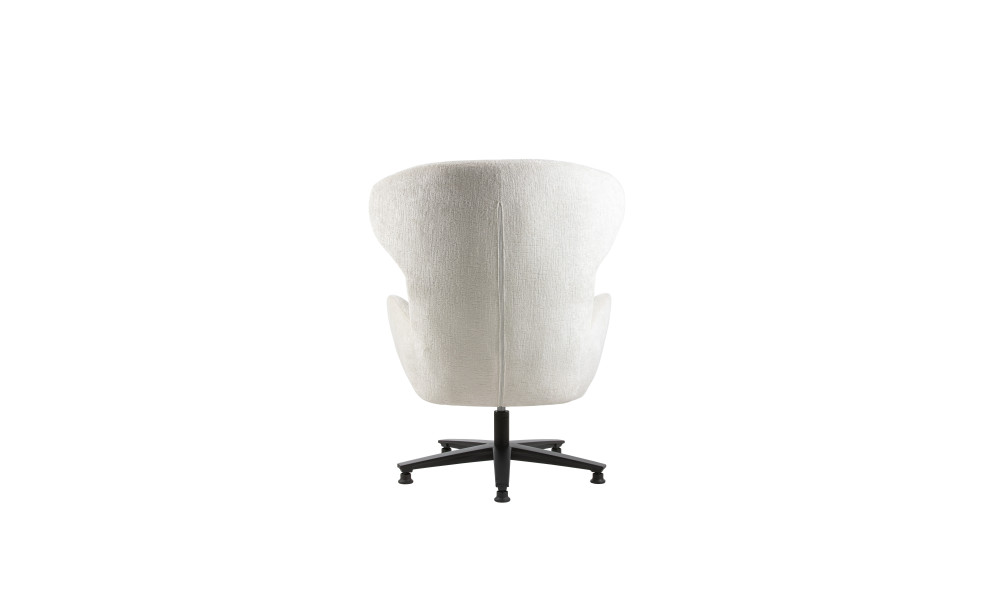 KANO - Fauteuil de complément pivotant couleur crème 