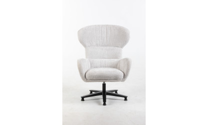 KANO - Fauteuil de complément pivotant couleur blanc 