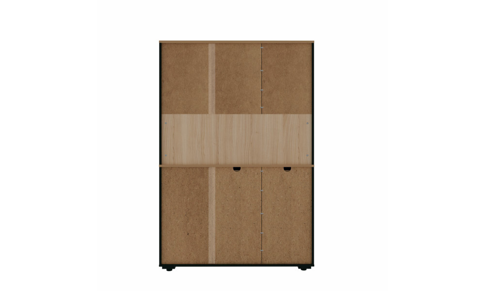 MALEK - Buffet de cuisine 3 portes 1 tiroir 