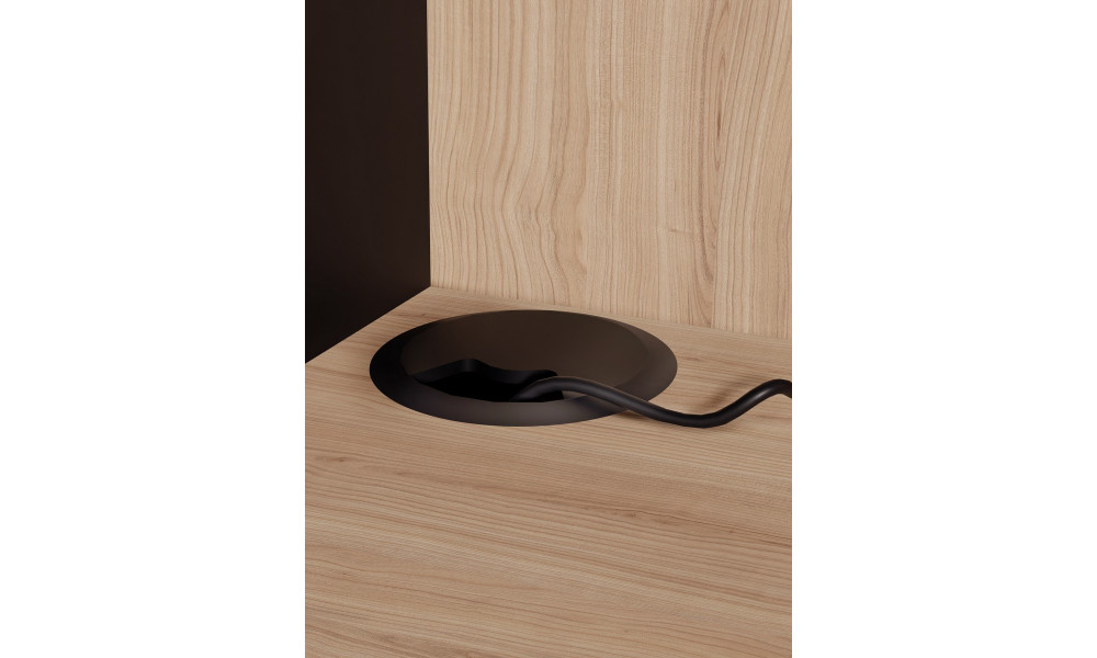 MALEK - Buffet de cuisine 3 portes 1 tiroir 
