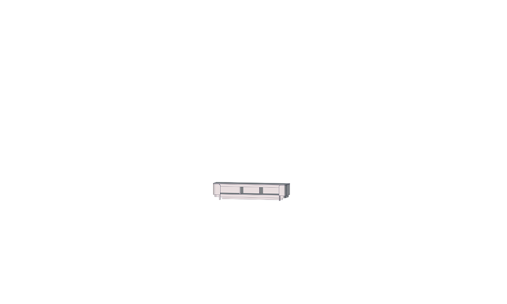 VALERIE - Banc TV 3 portes 