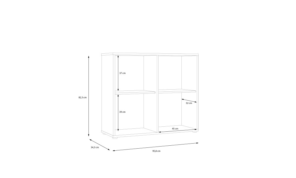 CARDIGANE - Meuble bas 2 portes 