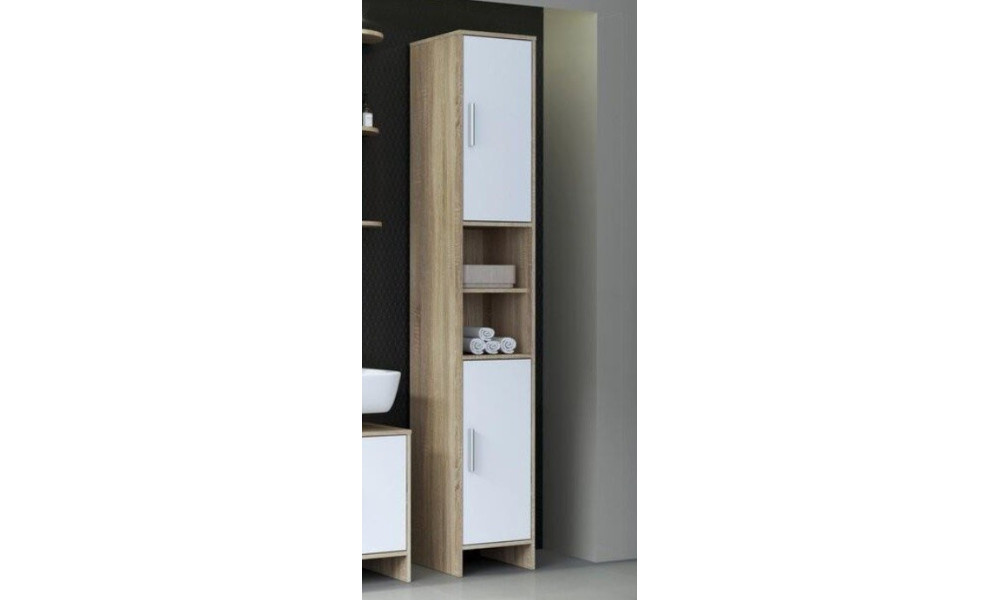 HINANO - Colonne 2 portes 2 niches (2 tablettes) 