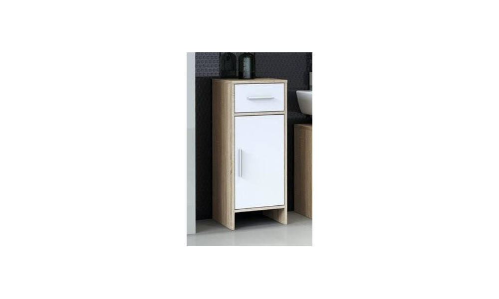 HINANO - Meuble bas 1 porte 1 tiroir (1 tablette) 